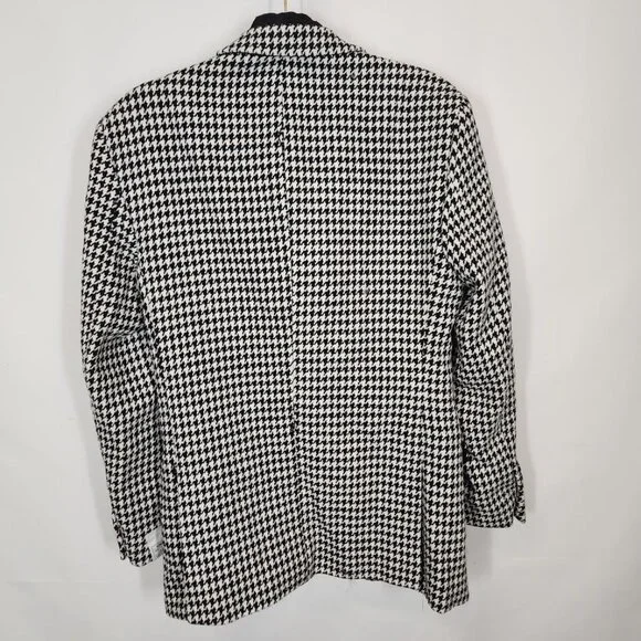NWT Alberto Nardoni 'Super 150's High Twist Cashmere-2BV Houndstooth' Men's Coat